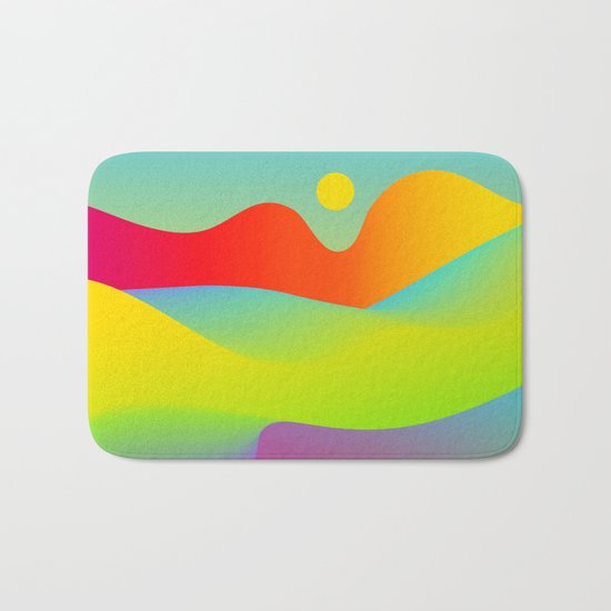 Abstract Desert Bath Mat