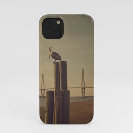 Pelican at the Cooper River Bridge iPhone Case