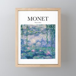 Monet - Water Lilies Framed Mini Art Print
