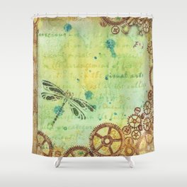 dragonfly Shower Curtain
