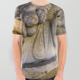 Elevated Friezes Featuring Aphrodite Aphrodisias All Over Graphic Tee