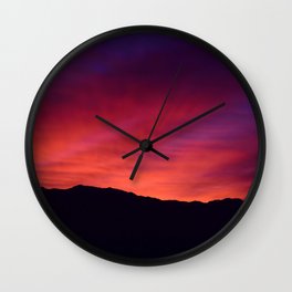 SW Mountain Sunrise - 5 Wall Clock