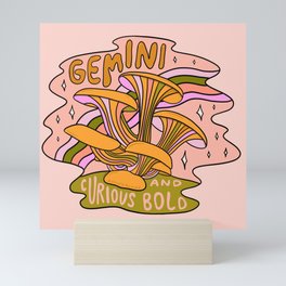 Gemini Mushroom Mini Art Print