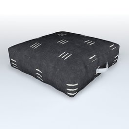 triple dash - onyx Outdoor Floor Cushion