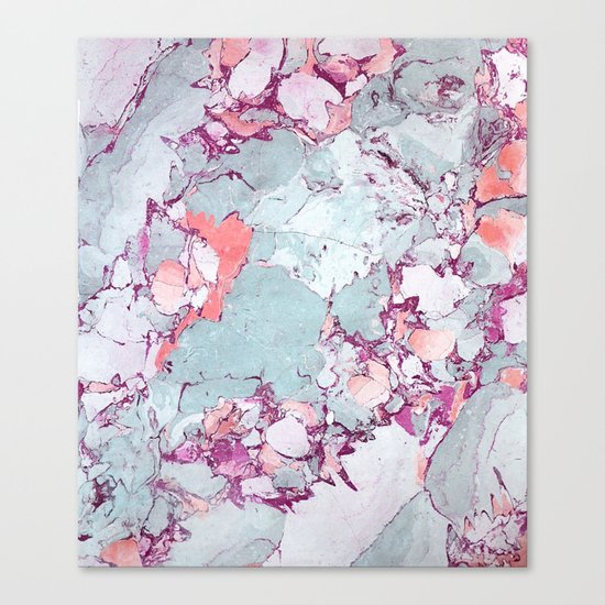 Marble Art V13 #society6 #pattern #decor #home #lifestyle Canvas Print
