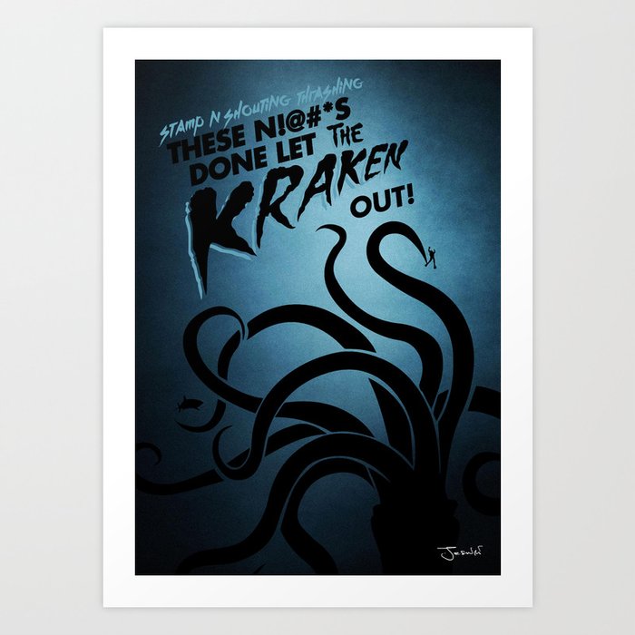 Kraken Art Print