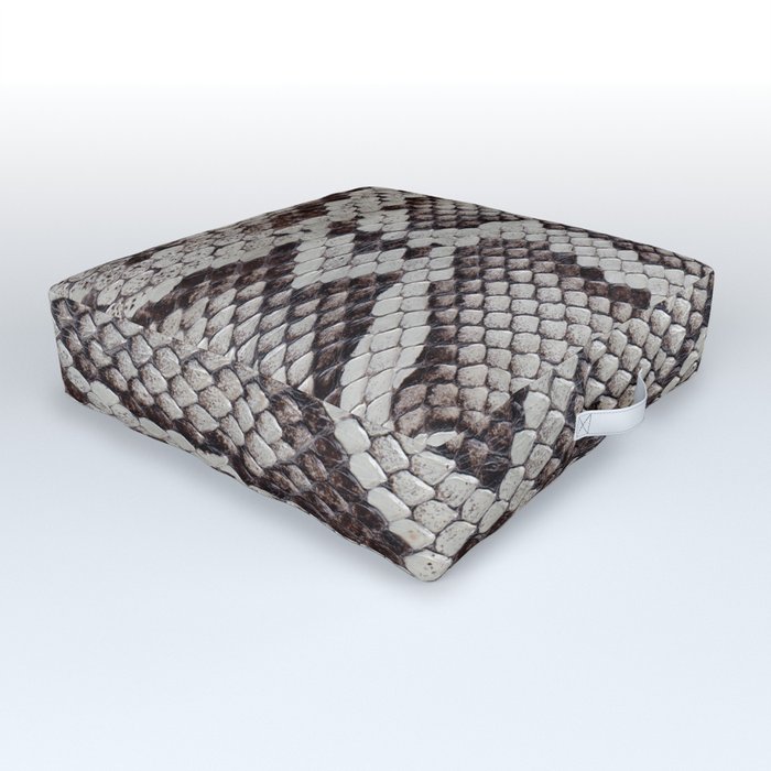 Python Snakeskin Print  Outdoor Floor Cushion