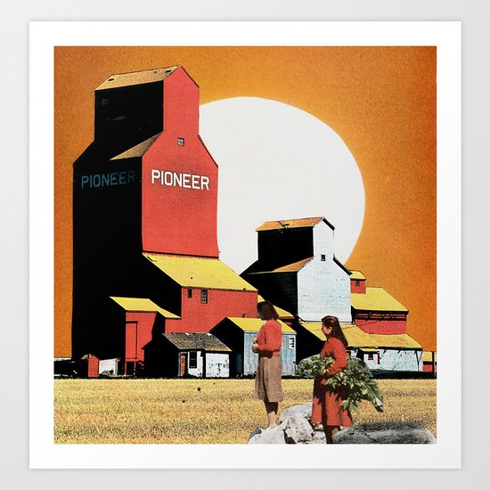 End Of The Harvest Art Print
