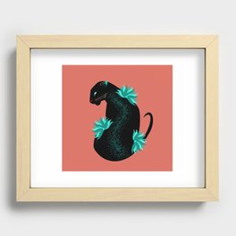 Electric Panther Recessed Framed Print