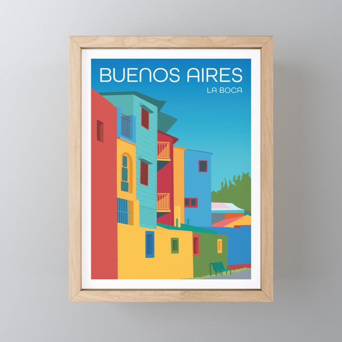 Buenos Aires Argentina Framed Mini Art Print