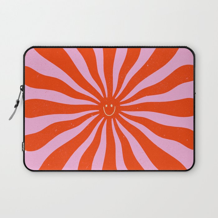 Retro Sun Vintage 70s  Laptop Sleeve