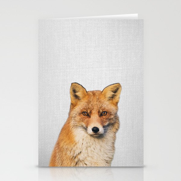 Fox - Colorful Stationery Cards