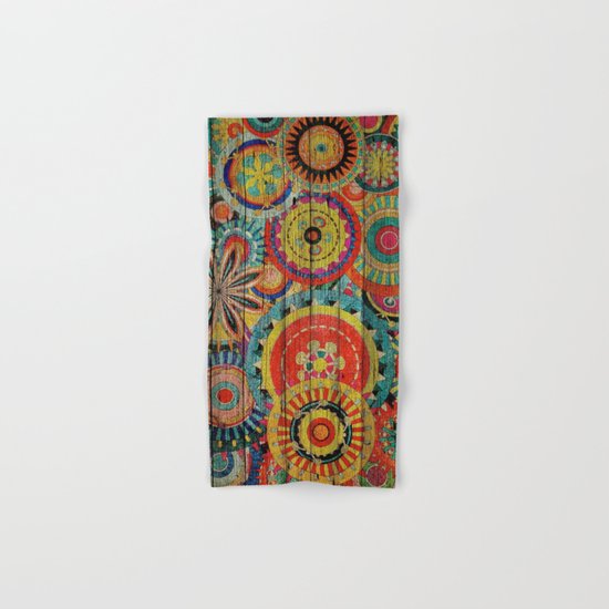 Kashmir on Wood 01 Hand & Bath Towel