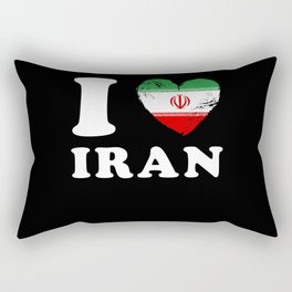 I Love Iran Rectangular Pillow