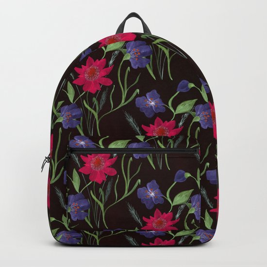 Bright floral pattern.2 Backpack