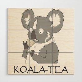 Koala-Tea Wood Wall Art