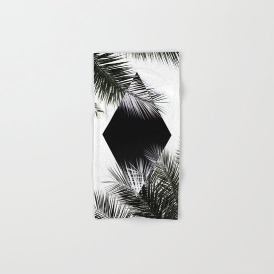 Palm Leaves 3 Geometry Hand & Bath Towel