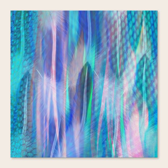 Feathers and Tulle Canvas Print