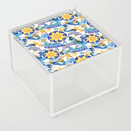 Summer Sun Mosaic Pattern Acrylic Box
