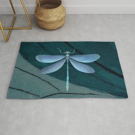 Dragonfly drawing Rug