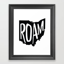 Roam Ohio Framed Art Print