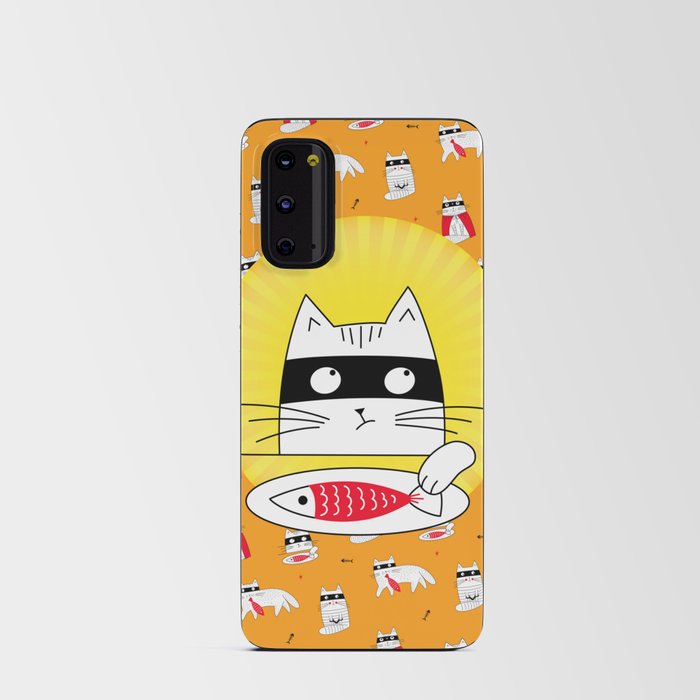 Dreaming Adventure Cat Fish Android Card Case