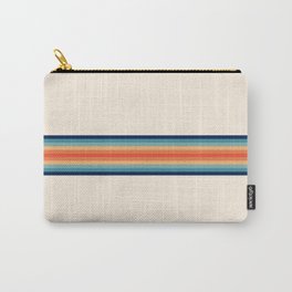 Retro 70s Vintage Summer Style Stripes - Conima Carry-All Pouch