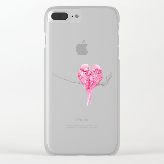Birds Love Clear iPhone Case