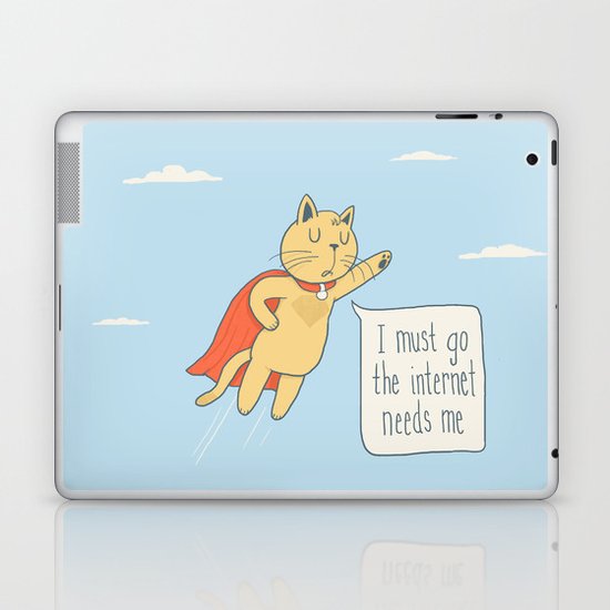 Internet Cat Laptop & iPad Skin