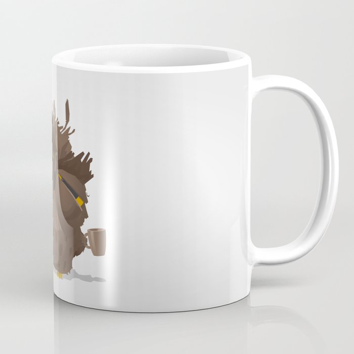 Grumpy coffee owl Coffee Mug