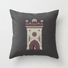 Union of Hades and Persephone - Pink Throw Pillow