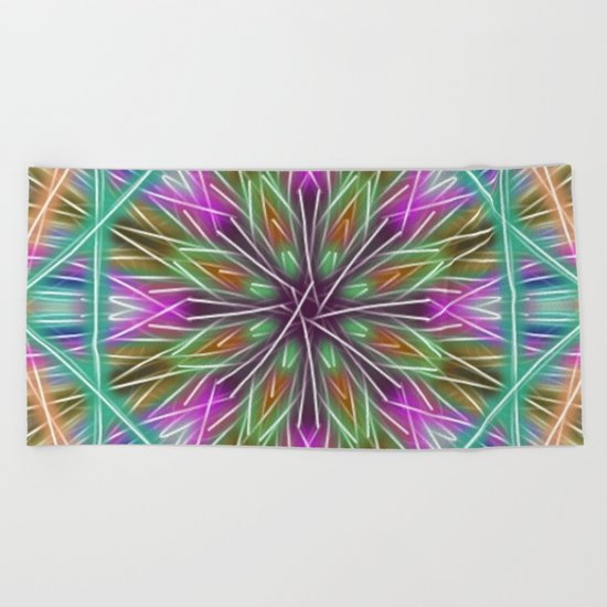 Holiday Window Beach Towel