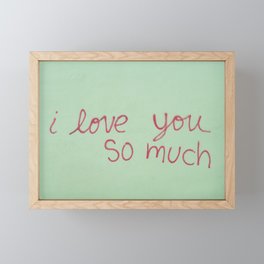 USA - AUSTIN - I Love You So Much Framed Mini Art Print