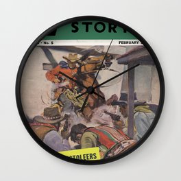 Street & Smith's Western Story - February 1941 Wall Clock