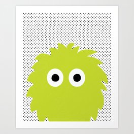 Green Monster Art Print