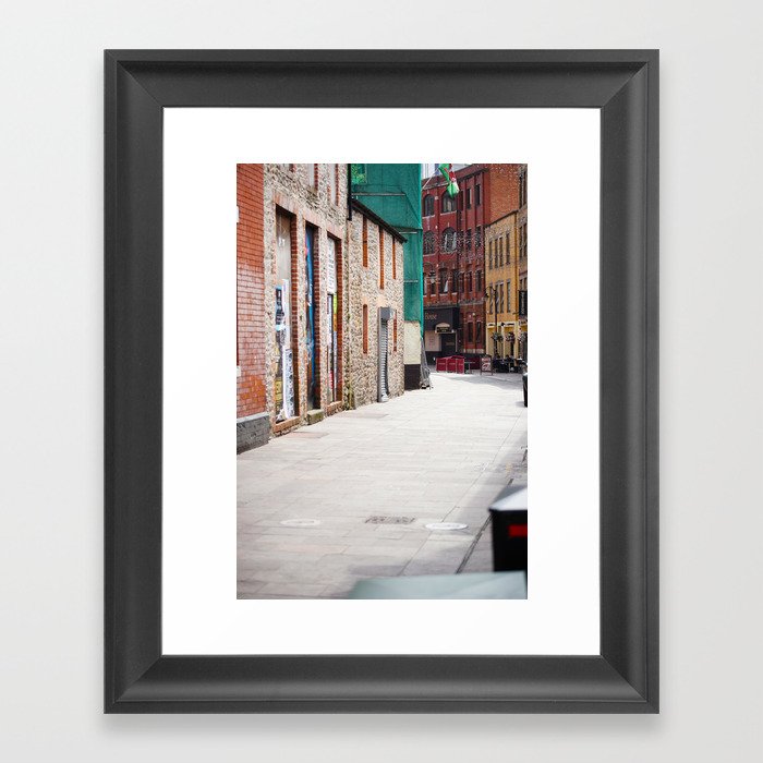 Quiet Street Framed Art Print