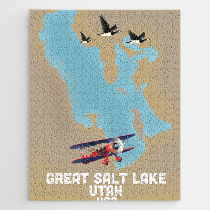 Great Salt Lake, utah Jigsaw Puzzle