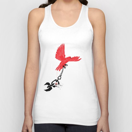 Glue Network Print Series "Justice & Freedom" Unisex Tank Top