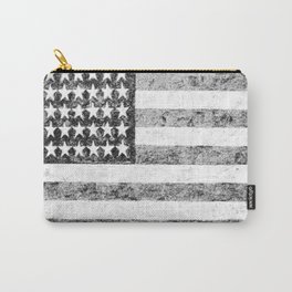 Grunge American Flag Carry-All Pouch