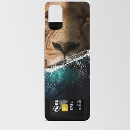 Lion behind the Ocean Android Card Case