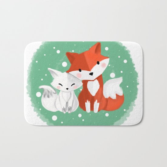 Foxy friends Bath Mat