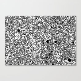 Cell Pattern Canvas Print