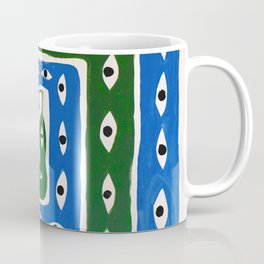 The Good Eye Snake Green/Blue Coffee Mug