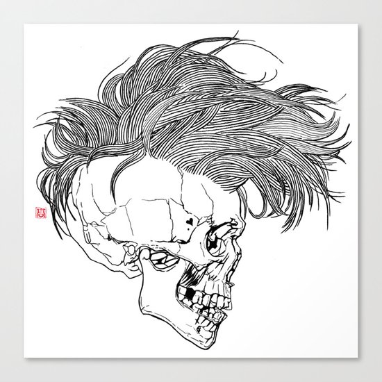 Death is New Punk Canvas Print