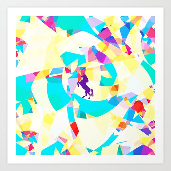 Unicorn World Art Print