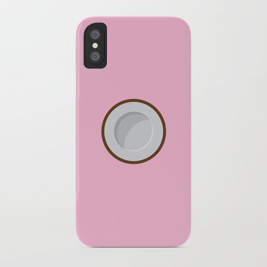Coconut print iPhone Case