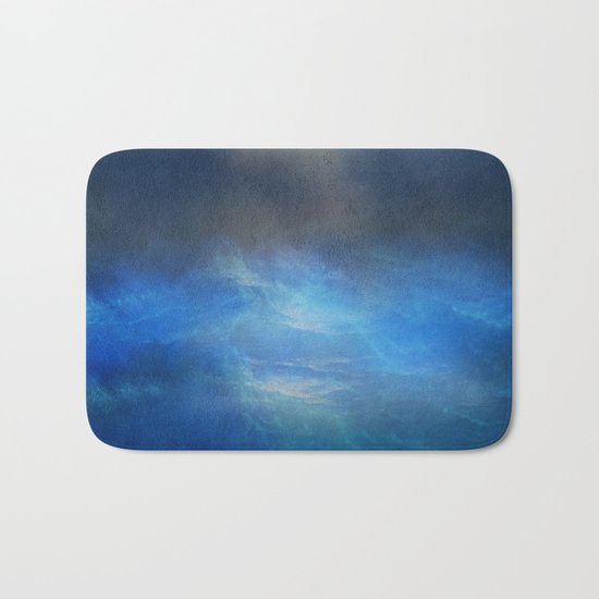 Blue water melody Bath Mat