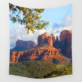 Cathedral Rocks of Sedona Wall Tapestry