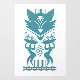 The Cat Goddess Art Print