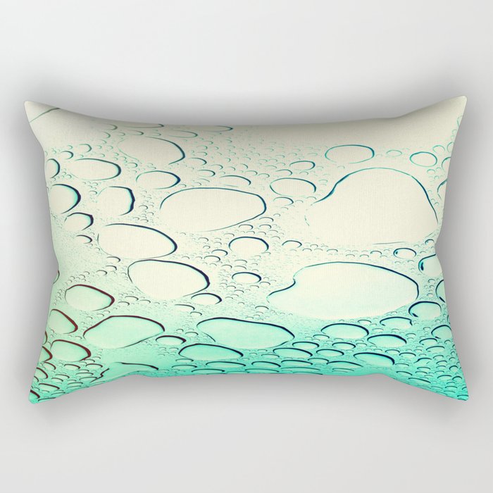 Raindrops? More like Rain Puddles Rectangular Pillow